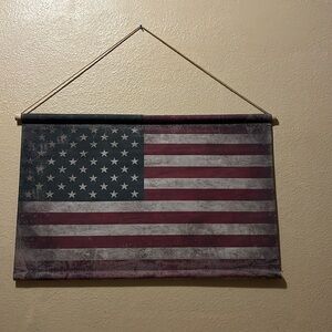 American flag wall decor